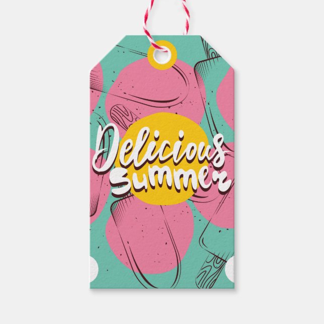 Etiqueta de regalo mate (Anverso)