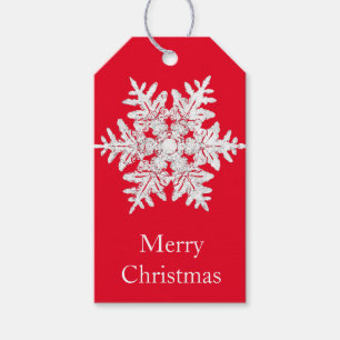 Etiqueta de regalo MERRY NAVIDAD BENTLEY SNOWFLAKE