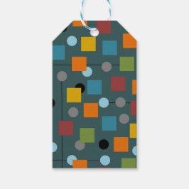 Etiqueta de regalo - Moderna de mediados de siglo 