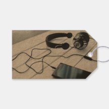 Etiqueta de regalo moderna de moda