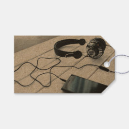 Etiqueta de regalo moderna y chic