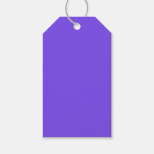 Etiqueta de regalo morada brillante
