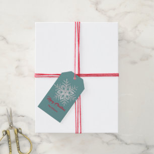 ETIQUETA DE REGALO NAVIDAD BENTLEY COPO DE NIEVE N