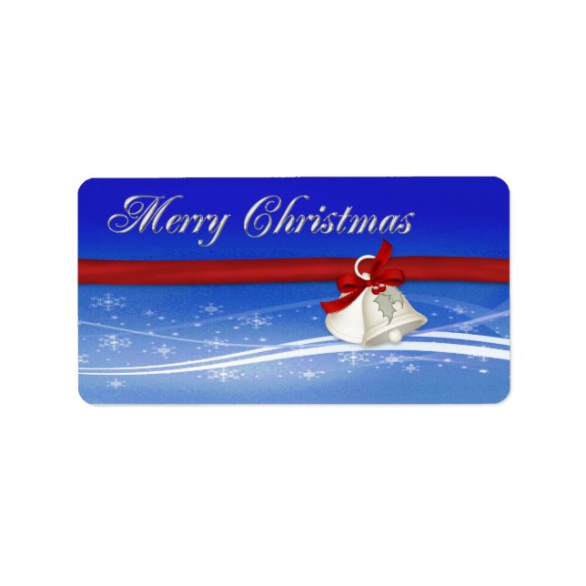 Etiqueta de regalo navideño (Frente)