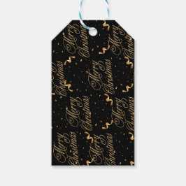 Etiqueta de regalo negrita