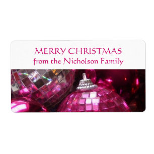 Etiqueta de regalo "Nombre de la familia" de los b
