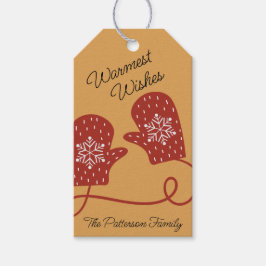 Etiqueta de regalo Nordic Mittens