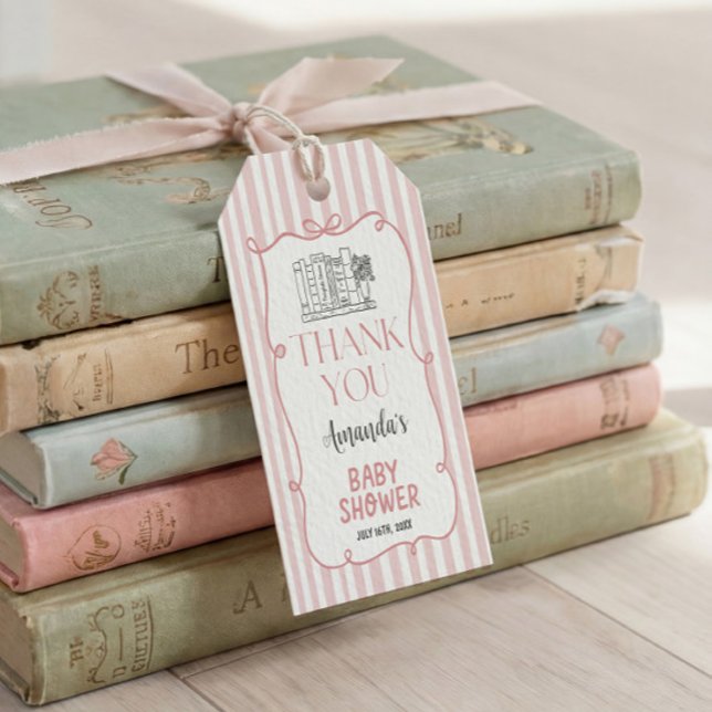 Etiqueta de regalo para baby shower de cuento (Subido por el creador)