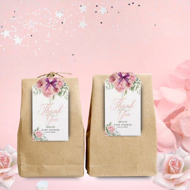 Etiqueta de regalo para baby shower de Niña Bebé e (Subido por el creador)