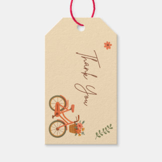 Etiqueta de regalo para despedida de soltera, bici