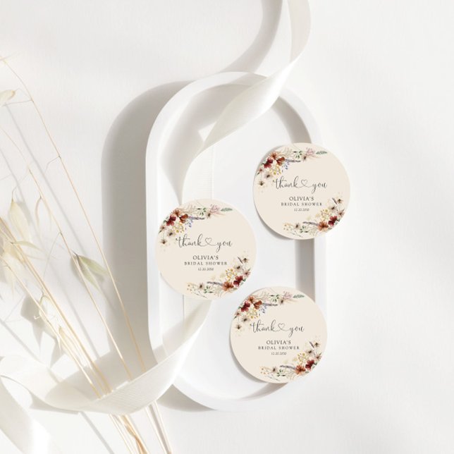 Etiqueta de regalo para despedida de soltera Boho  (Subido por el creador)