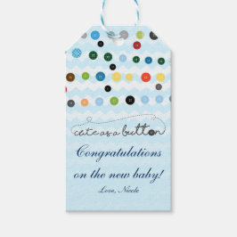 Etiqueta de regalo para fiesta de baby shower Lind