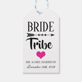 ETIQUETA DE REGALO PARA FIESTA NUPCIAL DE LA TRIBU
