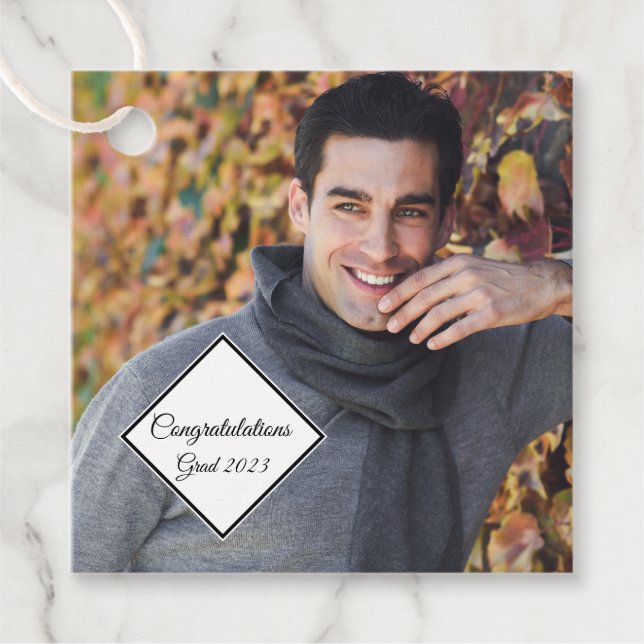 Etiqueta de regalo para graduados (Anverso)