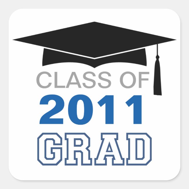 Etiqueta de regalo para la graduación del año de c (Anverso)