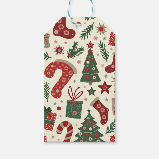 etiqueta de regalo para navidades (Anverso)