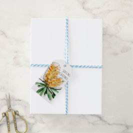 Etiqueta de regalo para Navidades australianos de