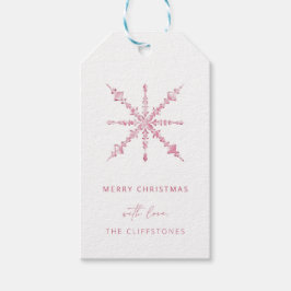 Etiqueta de regalo para Navidades de peinadores de