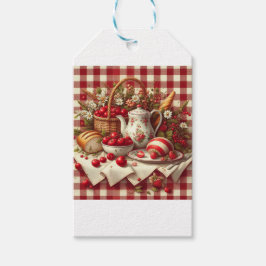 Etiqueta de regalo para picnic campestre