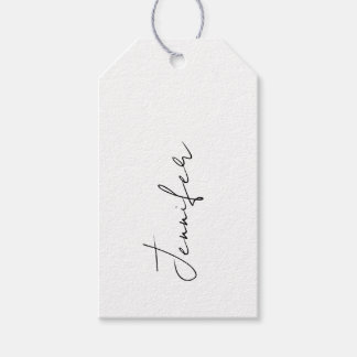 Etiqueta de regalo para una ducha de novia con nom