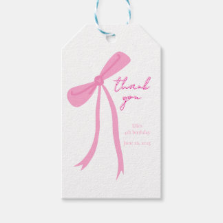 Etiqueta de regalo personalizada de agradecimiento