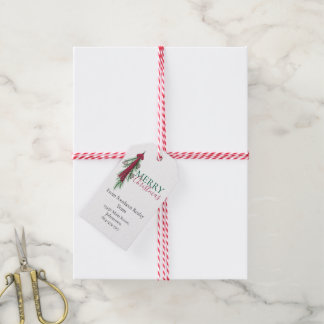 Etiqueta de regalo personalizada de Navidad para e