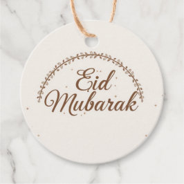 Etiqueta de regalo personalizada Eid mubarak