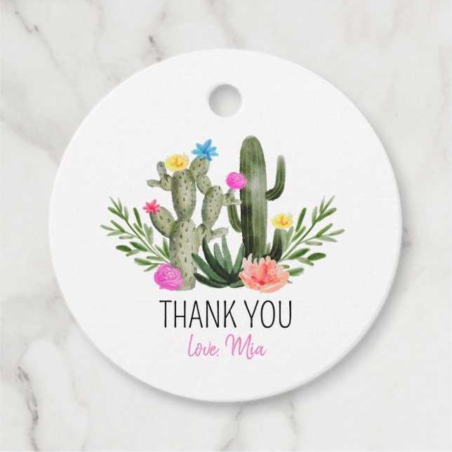 Etiqueta de regalo personalizada Final Fiesta (Anverso)