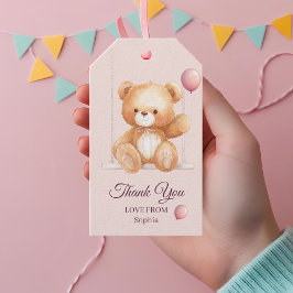 Etiqueta de regalo personalizada - Gracias Oso de 