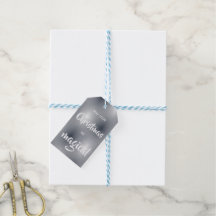 Etiqueta de regalo personalizada minimalista de Na