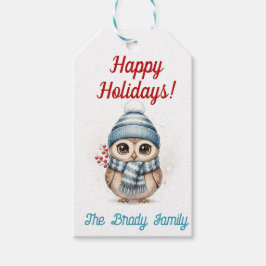 Etiqueta de regalo personalizada para las fiestas