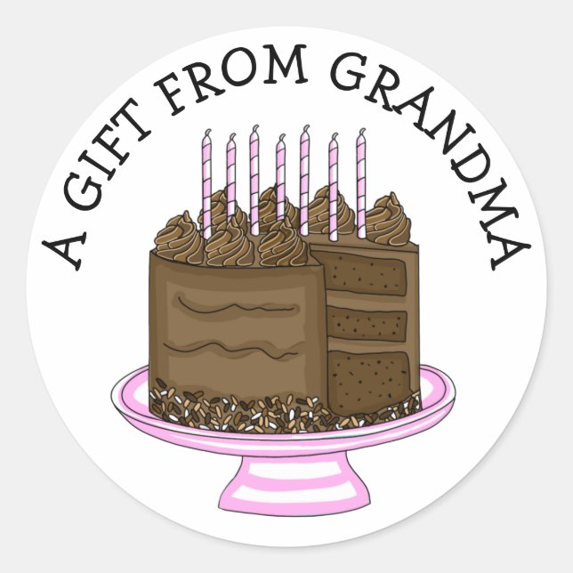 Etiqueta de regalo personalizada | Un regalo de (Anverso)