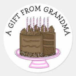 Etiqueta de regalo personalizada | Un regalo de