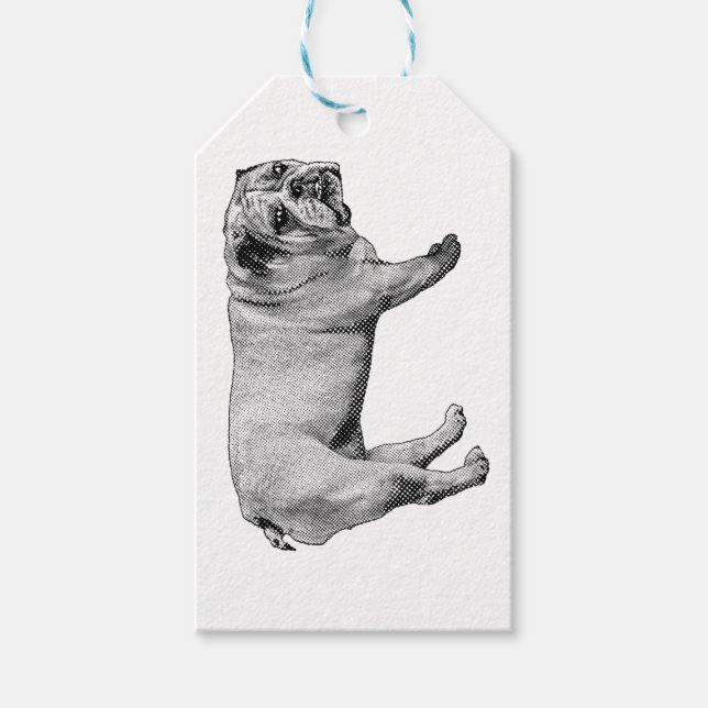 Etiqueta de regalo Pine-Ribbon (Anverso)