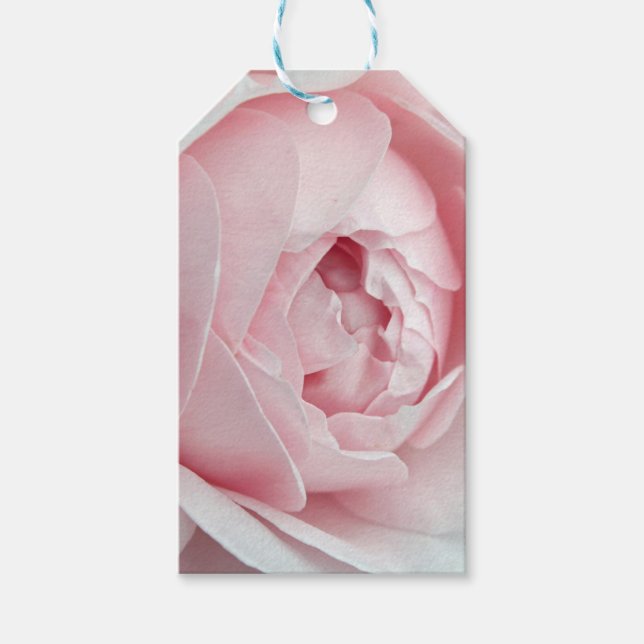 Etiqueta de regalo rosa (Anverso)