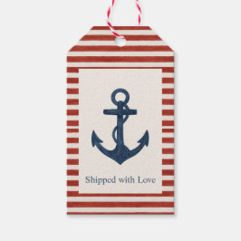 Etiqueta de regalo "Shipped with Love"