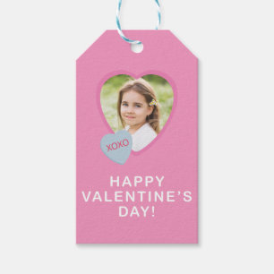 Etiqueta de regalo simple para El día de San Valen
