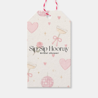 Etiqueta de regalo Sip Sip Hooray