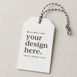 Etiqueta de Regalo Sube tu Diseño Etiquetas de F