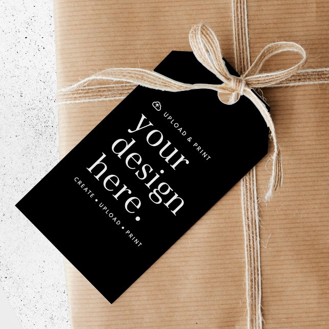 Etiqueta de Regalo Subir tu diseño (Versatile gift tags for business, events, weddings, special occasions & more!)
