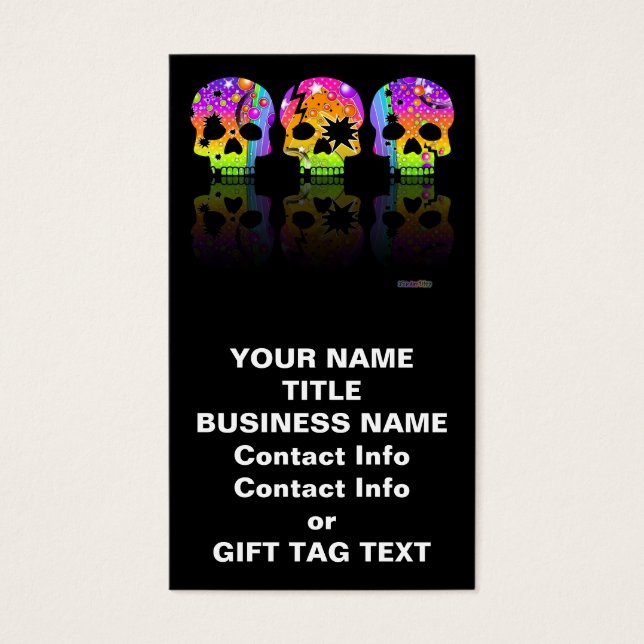 Etiqueta de regalo, tarjeta de visita - HABILIDADE (Frente)