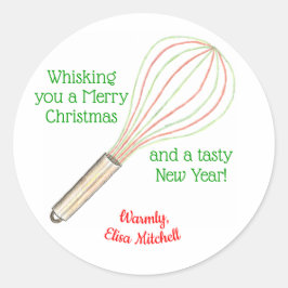 etiqueta de regalo "Te deseo una Feliz Navidad"