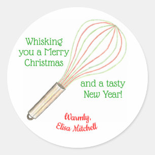 etiqueta de regalo "Te deseo una Feliz Navidad"