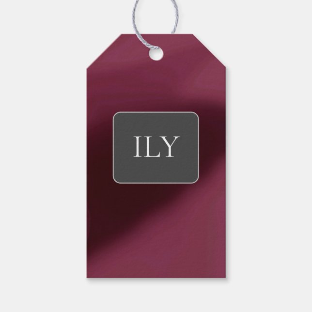 Etiqueta de regalo "Te Quiero" (Anverso)