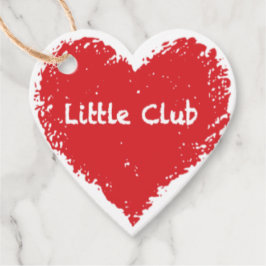 Etiqueta de regalo y sobre de regalo Little Club