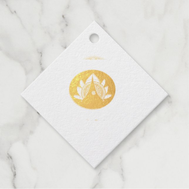 Etiqueta de Relieve metalizado dorado (Anverso)