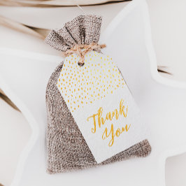 Etiqueta de Relieve metalizado dorado de puntos de