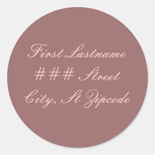 Etiqueta de remitente (Anverso)