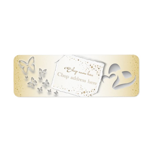 Etiqueta de remitente personalizada (Frente)