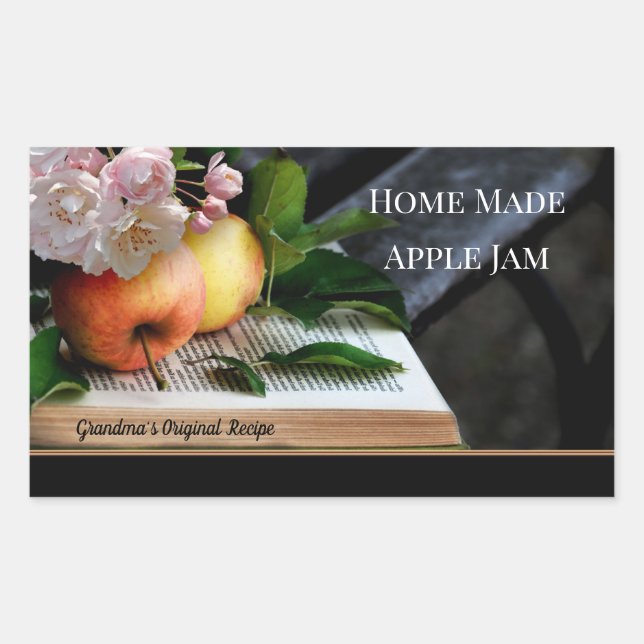 Etiqueta de represa de Apple hecha en casa (Anverso)